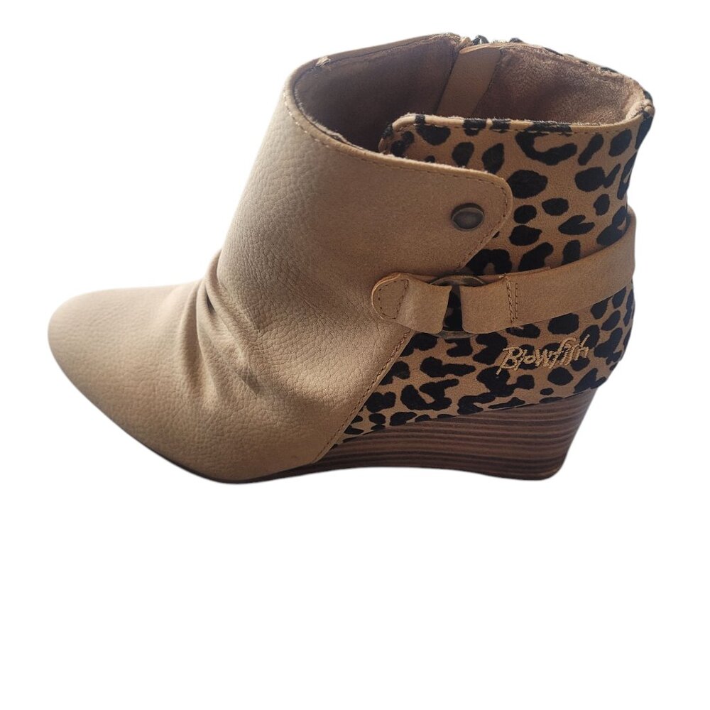 NWT BlowFish Leopard and tan booties Size 6 1/2 - Picture 5 of 6